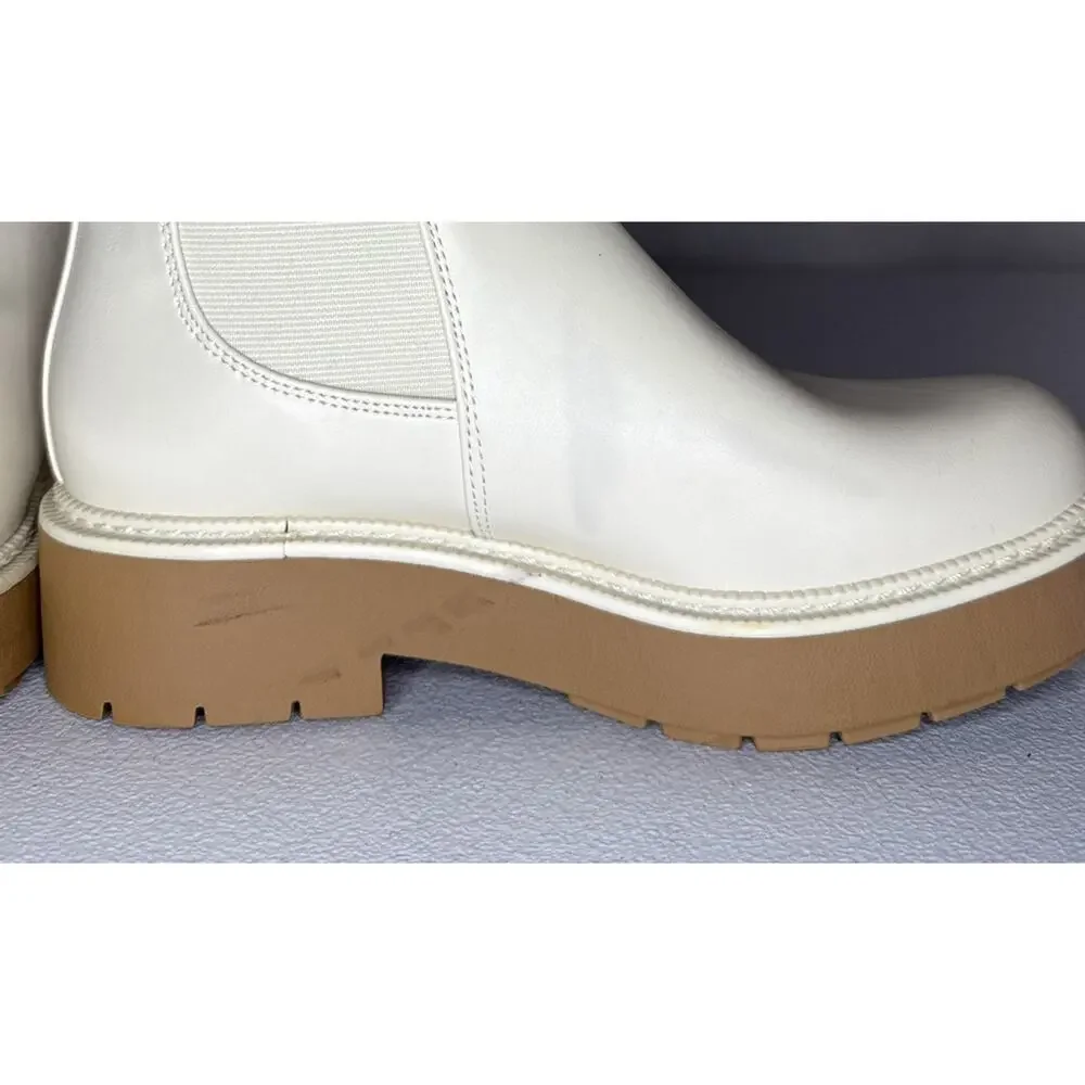 A New Day Women's Demi Ankle Boots Off White Size 7